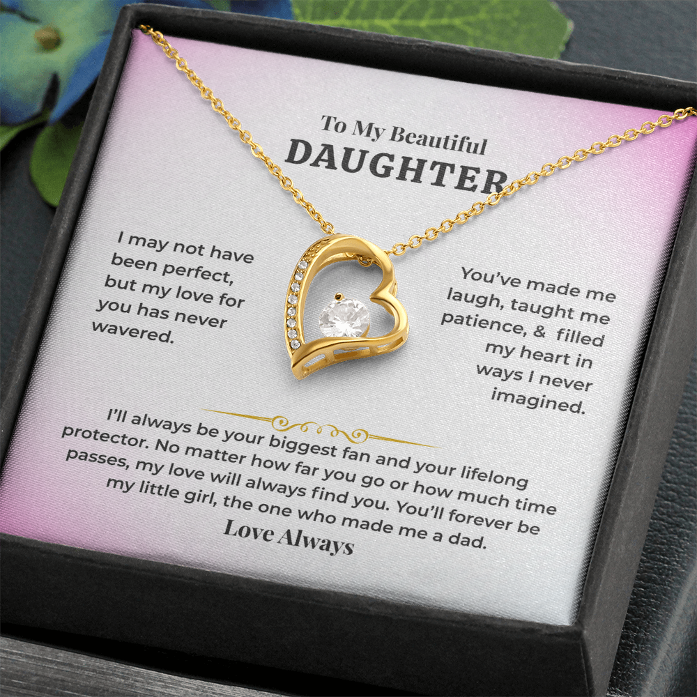 To My Daughter - Love Dad - Necklace Gift Set - HS007